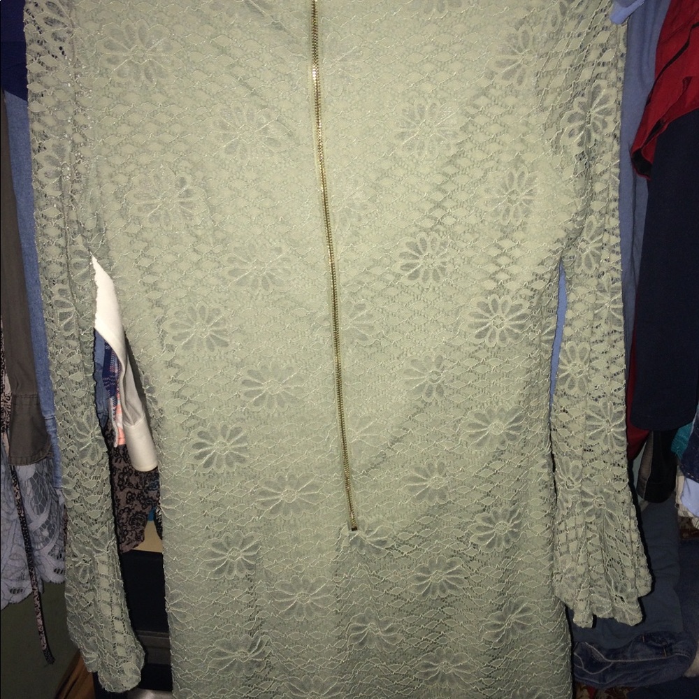 Light green dress